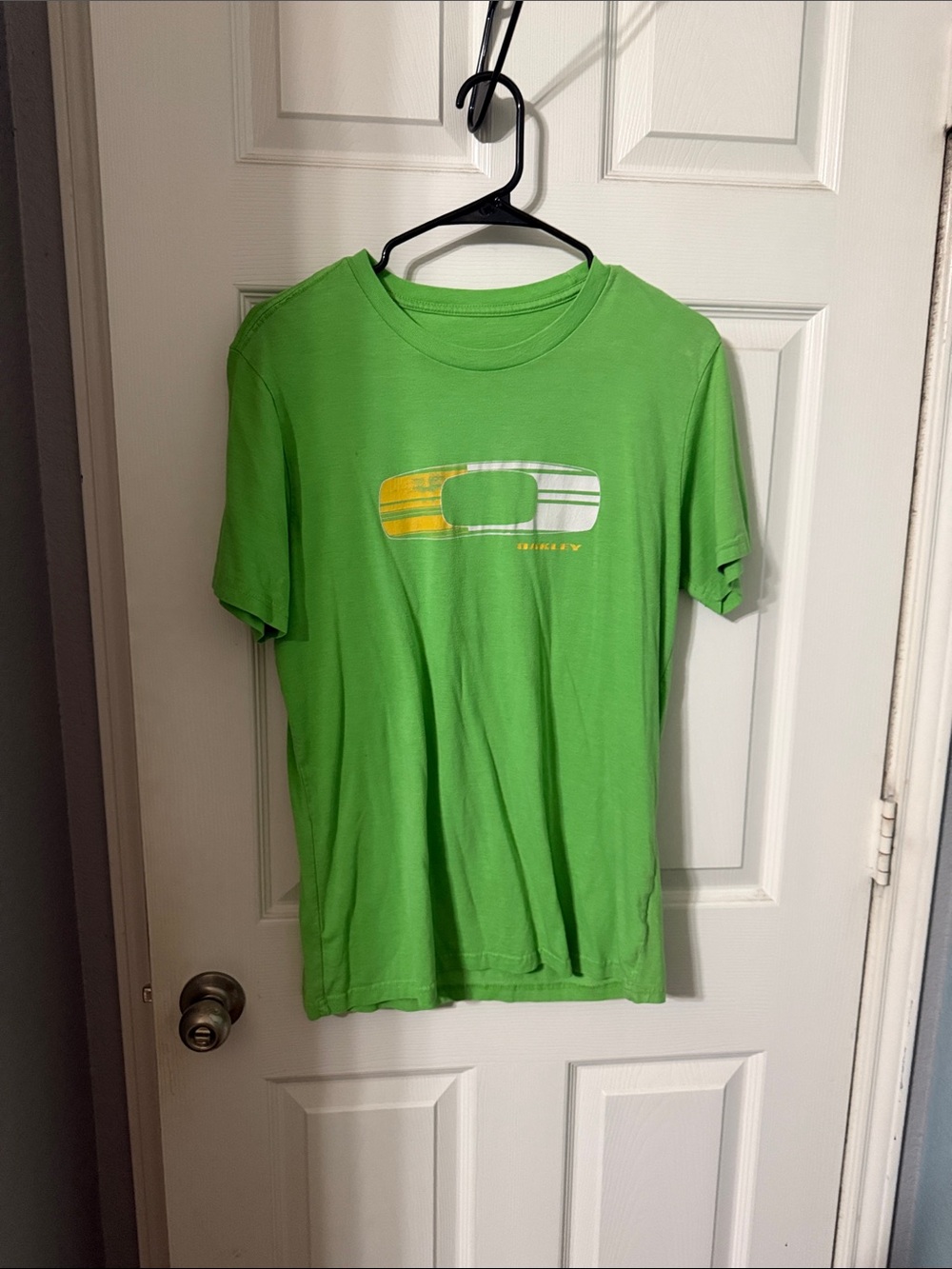 Oakley Lime Green Short Sleeve Graphic Tee